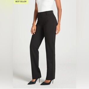 EUC Betabrand Classic Dress Pant Yoga Pant Straight. Size L